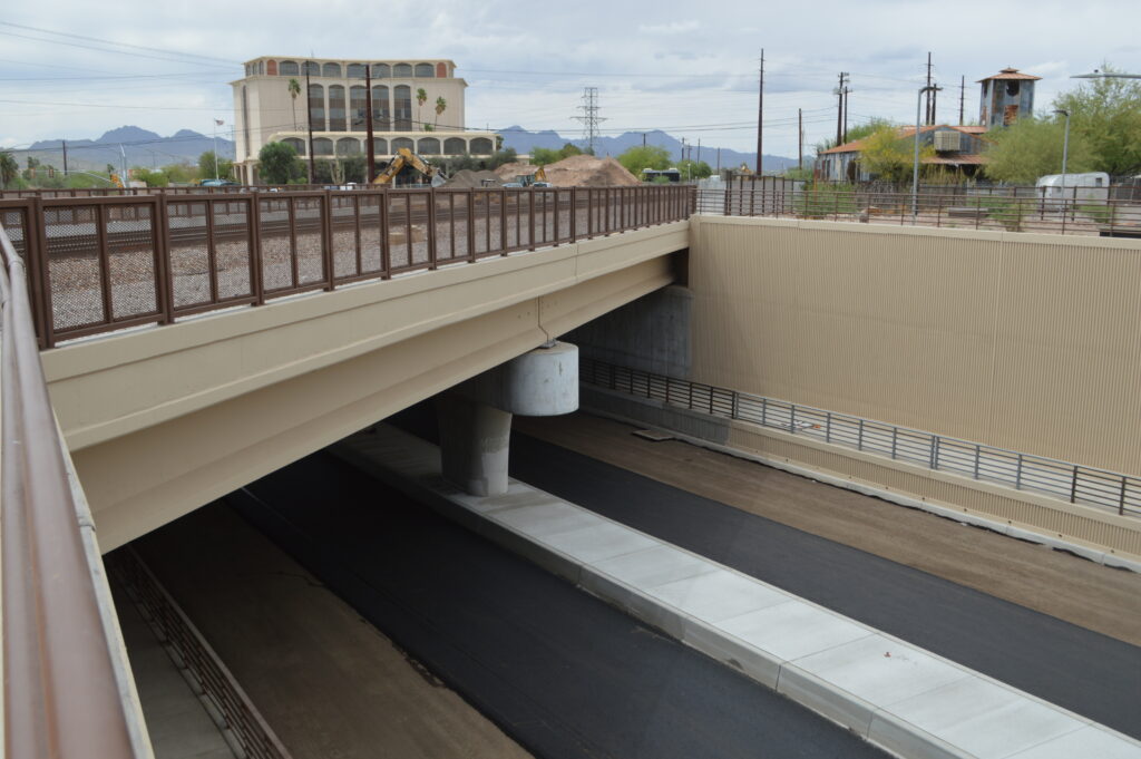 Downtown Links underpass.
