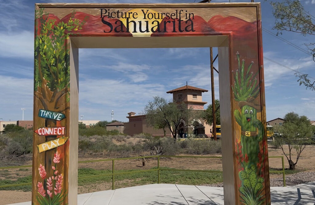 Picture Yourself in Sahuarita arch.